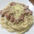 Angel's Hair Carbonara Sauce