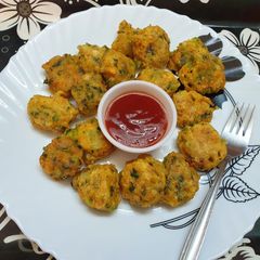 Crispy Mixed Veg Egg Pakoda A picture of Crispy Mixed Veg Egg Pakoda.
