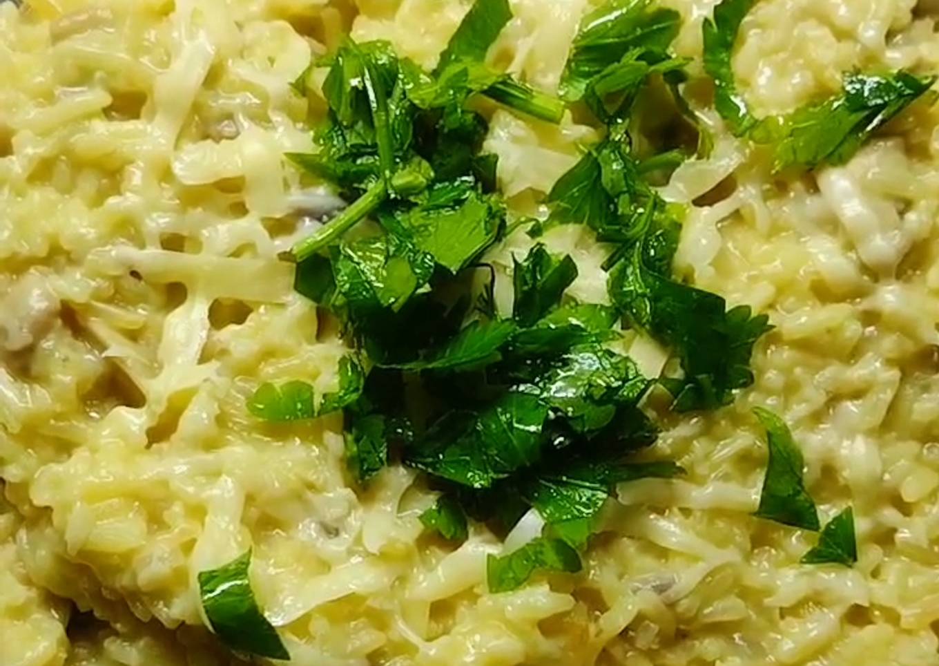 Risotto a la cerveza con champiñones 🍄🍺