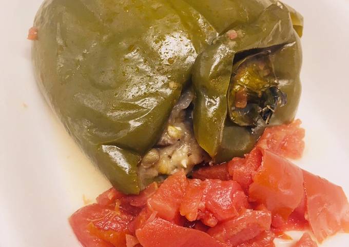 Recipe of Award-winning Vegetarian Stuffed Pepper