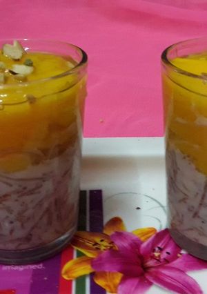 A picture of Mango seviya kheer.