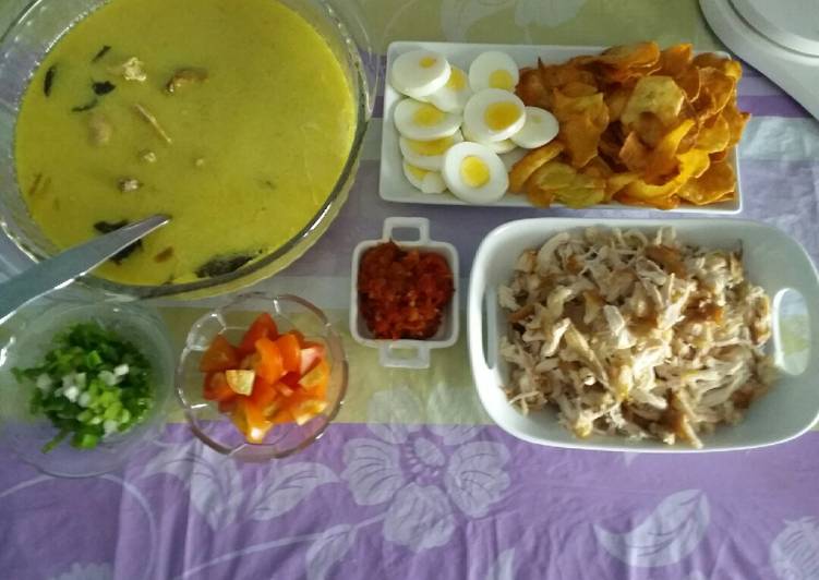 Bagaimana Menyiapkan #1 Soto ayam santan Anti Gagal