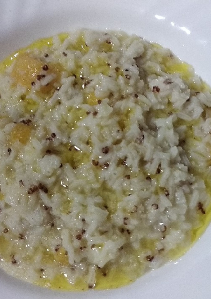 Una foto de Arroz con melocotón