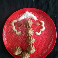 A picture of Singhara flour and Makhana falahari modak.