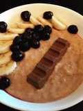 Porridge banane choco kinder