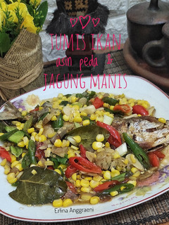 Foto resep Tumis ikan asin peda dan jagung manis