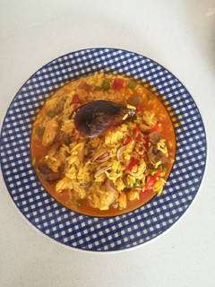 Una foto de Arroz caldoso de pescado (Olla Gm g)