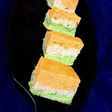 Tri colour cake
