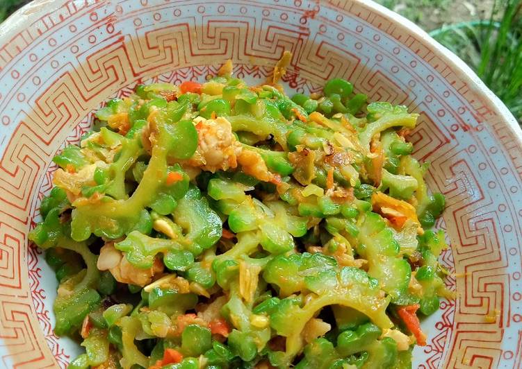 Tumis Paria orek tempe