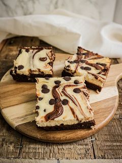 Una foto de Brownie cheesecake 🤎
