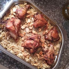 A picture of Rice with chickpeas (Edre).