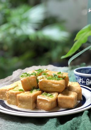 Hình của món Đậu Hủ Tẩm Tỏi Tây Ngày Mưa.