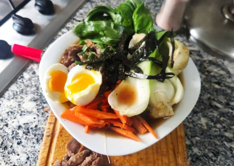 Simple Way to Prepare Super Quick Homemade Pork ramen