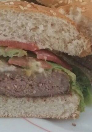 Una foto de Filetes rusos en formato de hamburguesas