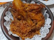 Gambar ayam goreng rempah kunyit bubuk