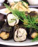 Đậu hũ cuộn rong biển chiên giòn