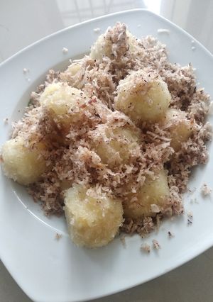 Foto resep Onde-onde kukus kelapa