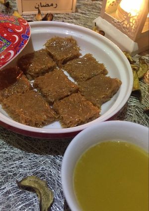 صورة لوصفة شعيرية بالنستلة