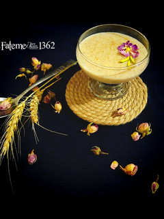 عکسی از دستور فرنی سویق گندم