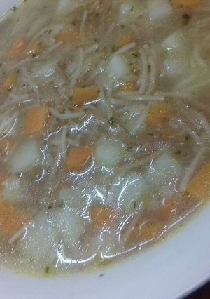 صورة لوصفة شوربة الشعيرية 🍜