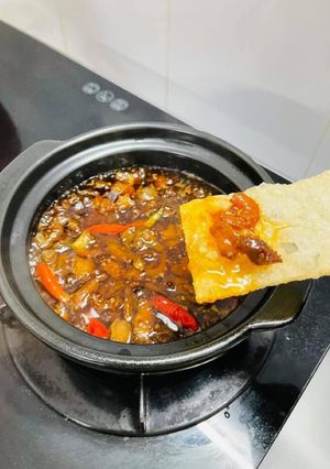Hình của món Bánh cơm nguội ăn kho quẹt 😋.