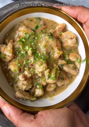 A picture of Garlic butter chicken.
