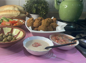 صورة لوصفة فلافل البيت