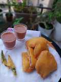 Ratalu puri/yam pakoda