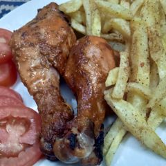 Baked Tandoori Chicken A picture of Baked Tandoori Chicken.