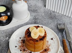 Foto resep (Sourdough Discard) Banana Oat Pancake