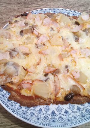 Una foto de Pizza rápida de avena y espelta (blw)