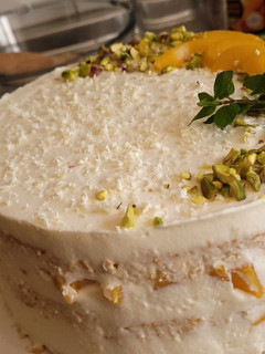 Una foto de Tarta rápida con Melocotón