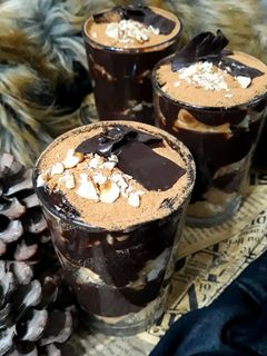 عکسی از دستور دسر پودینگ شکلاتیsolmaz