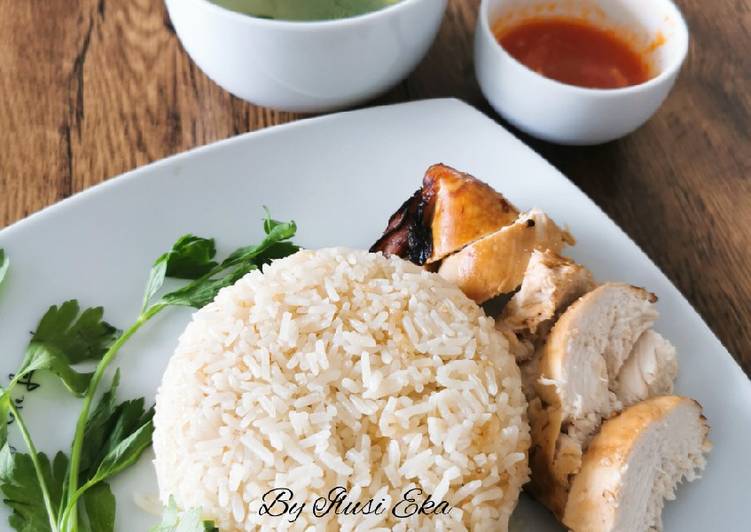 Resep 🇸🇬 Singapore Roasted Chicken Rice yang Enak Banget