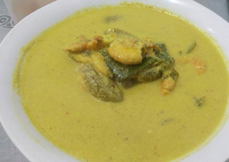 Langkah membuat Gulai ikan udang belimbing nikmat