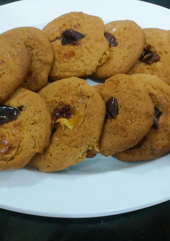 A picture of Dates cookies by chef tayyaba.