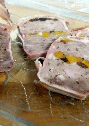 A picture of Beef veal Bacon terrine.
