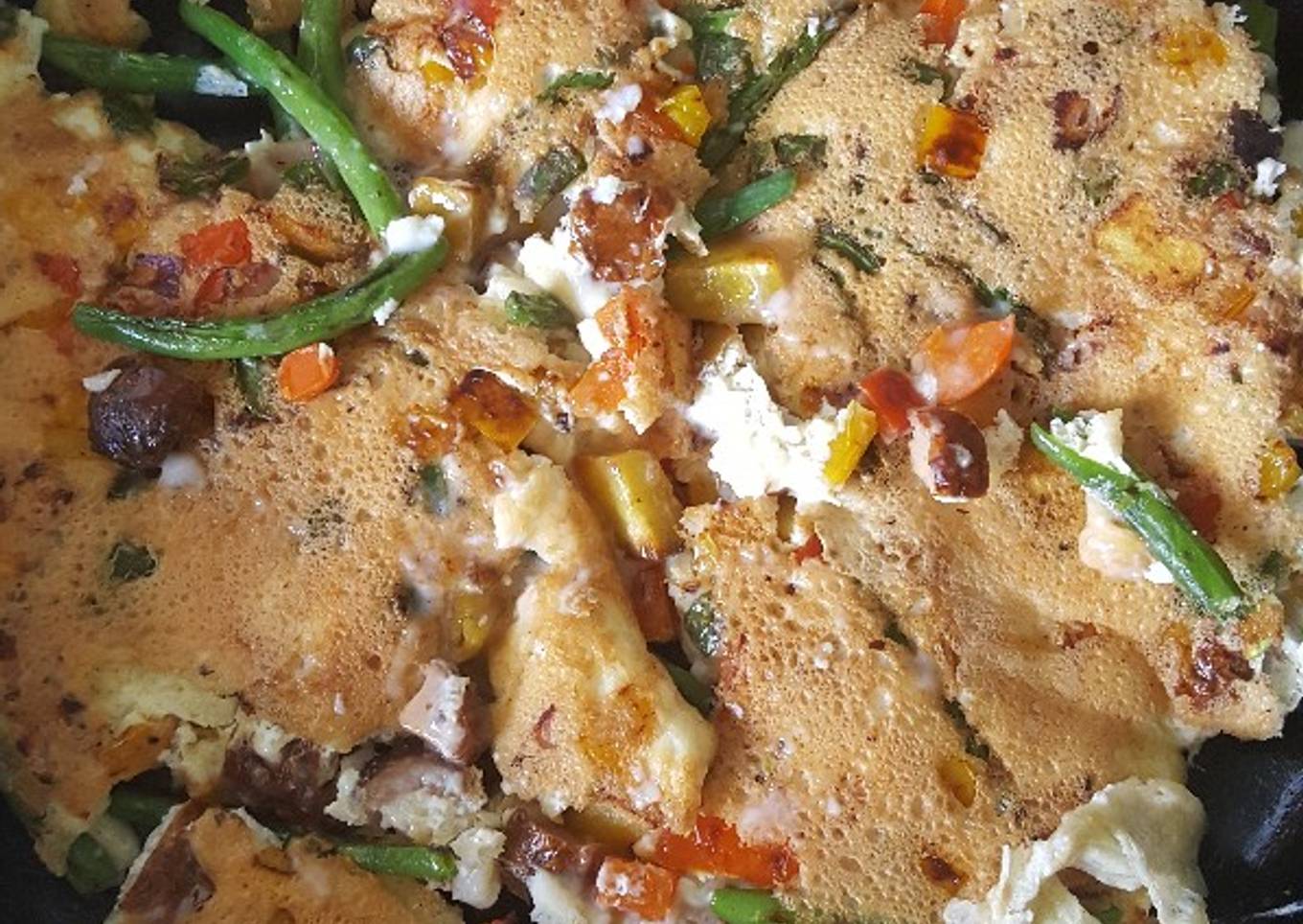 Sausage Potatoes Veggie Fritata