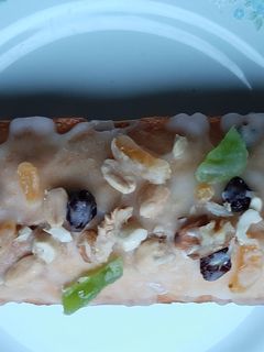 Una foto de Budín con frutos secos