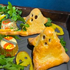 A picture of Ghost Sausage Bites 👻.