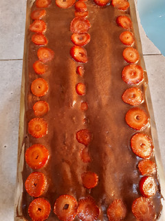 Una foto de Postre de mousse de chocolate