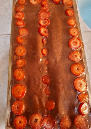 Una foto de Postre de mousse de chocolate