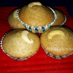 Egg less kaju vanila muffin A picture of Egg less kaju vanila muffin.