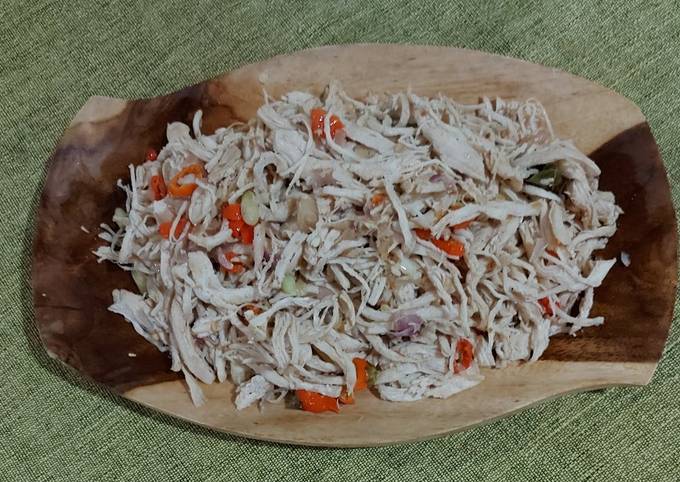 Cara Gampang Menyiapkan Ayam Suwir Sambal Matah Anti Gagal