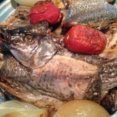 A picture of Copy of Roast Fish & Homemade Chutney - By DW.