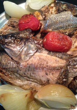 A picture of Copy of Roast Fish & Homemade Chutney - By DW.