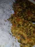 Cholai bhaji dal