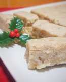 Turrón de nata y nueces saludable