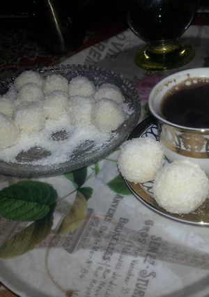 صورة لوصفة ترافل الحليب (حلويات خفيفة)