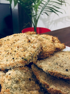 Una foto de Milanesas de zapallito al horno